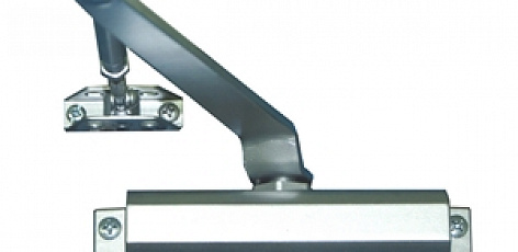 FE-B4W (серебро), доводчик на дверь весом 65-85 кг