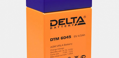 Аккумулятор DELTA DTM 6045