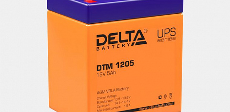 Аккумулятор DELTA DTM 1205