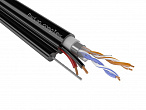 F/UTP 2 Cat5e PVC/PEtr 2х0,75 ParLan™ complex , кабель для IP-видеонаблюдения на тросу (Паритет)