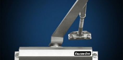 FE-B3W (серебро), доводчик на дверь весом 45-65 кг