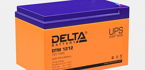 Аккумулятор DELTA DTM 1212