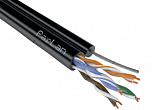 U/UTP Cat5e 4х2х0,52 PVC/PE tr ParLan™ , кабель парной скрутки уличный на тросу (Паритет)