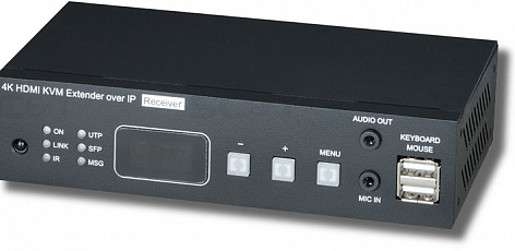 HKM02BR-4K, приемник KVM