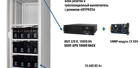 SKAT-UPS 6000 SNMP, комплекс бесперебойного питания