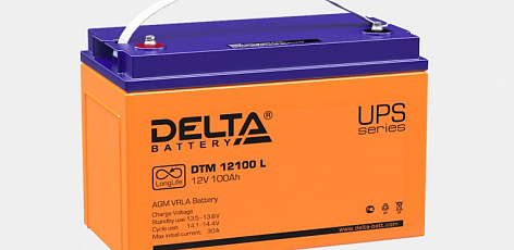 Аккумулятор DELTA DTM 12100 L