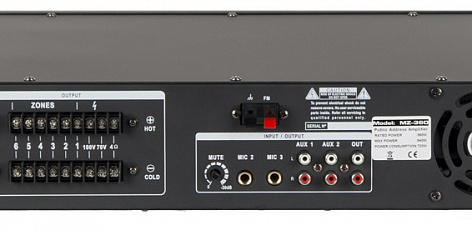 MZ-360, USB-проигрыватель-тюнер-усилитель 360 Вт, 3 микр./2 лин. входа, 6 зон, ИК-пульт ДУ ( ROXTON)