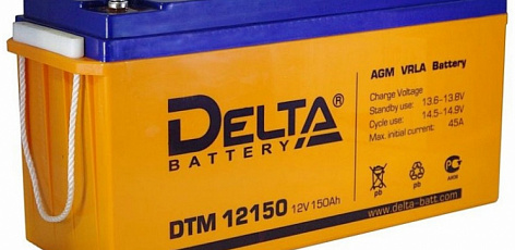 Аккумулятор DELTA DTM 12150 L