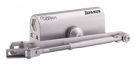 Нора-М 430 ISPARUS доводчик, 50~110 кг, серебро